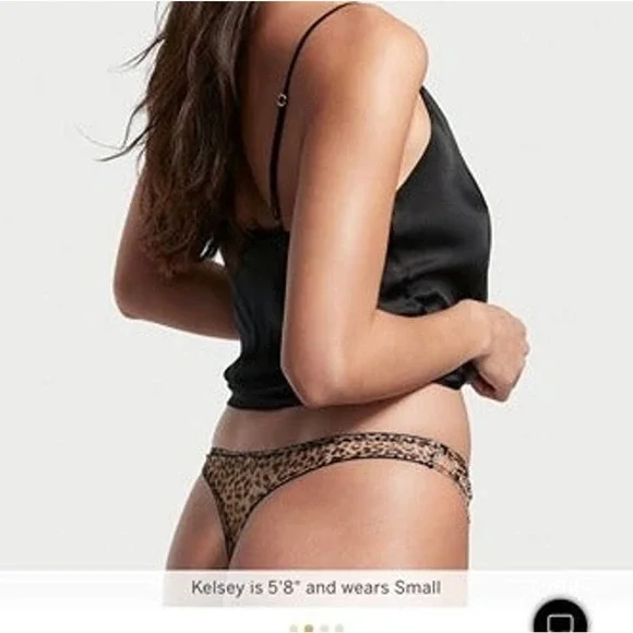 Victoria's Secret Very Sexy Floral Embroidered Thong Panty XL NWT NEW - Picture 5 of 5